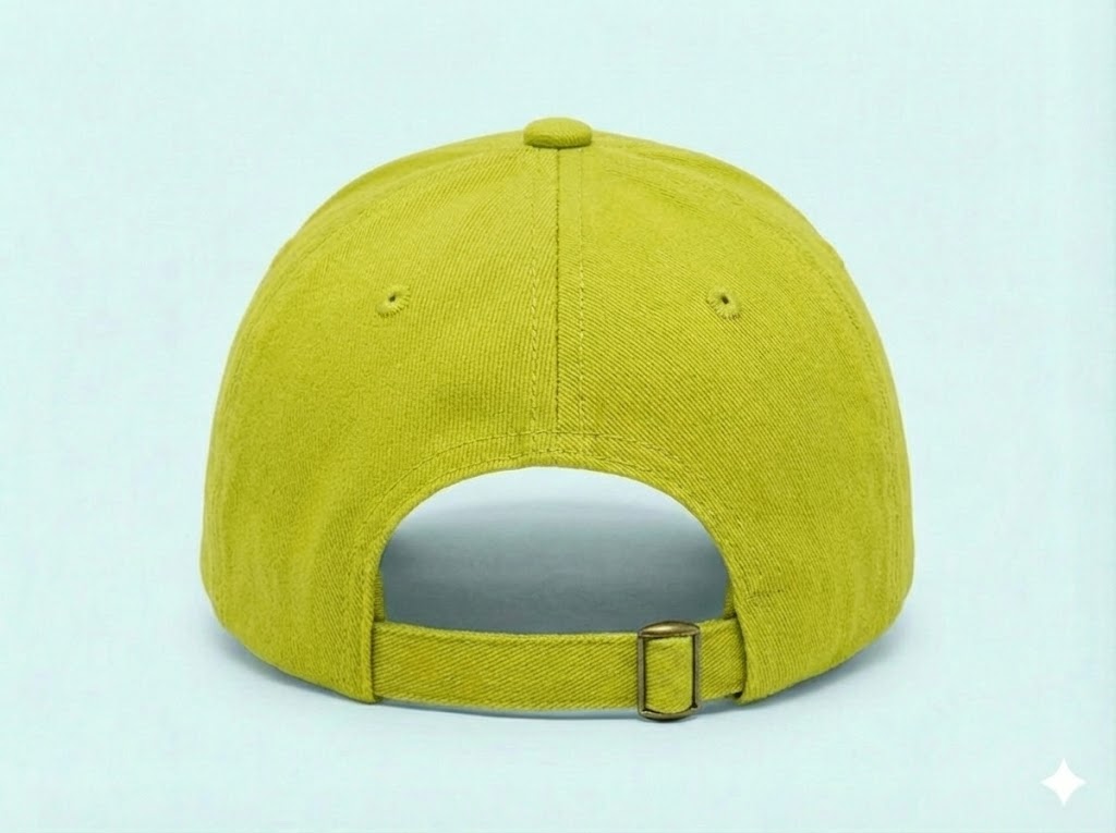 Premium Customizable Lemon Green Baseball Cap